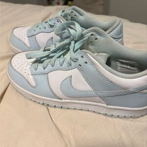Nike Sky Blue and White Athletic Shoes